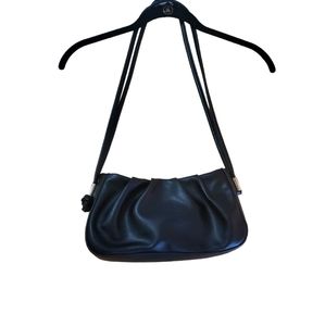 LA VOÛTE By Adrienne Houghton Le Jour Shadow Black Vegan Leather Purse Bag